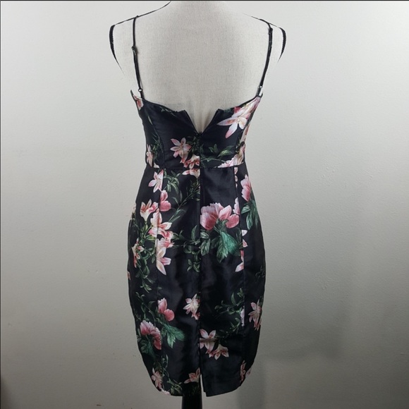 NWOT Talulah Black Floral Cocktail Dress - Picture 2 of 4